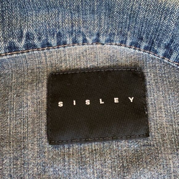 Sisley Vintage Denim Jean Jacket - Picture 9 of 14